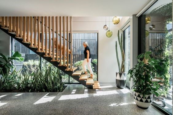 50+ Mẫu lam nhựa giả gỗ trang trí cầu thang