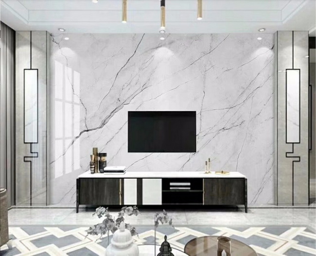 10 mẫu ốp tường bằng lam nhựa giả đá hiện đại