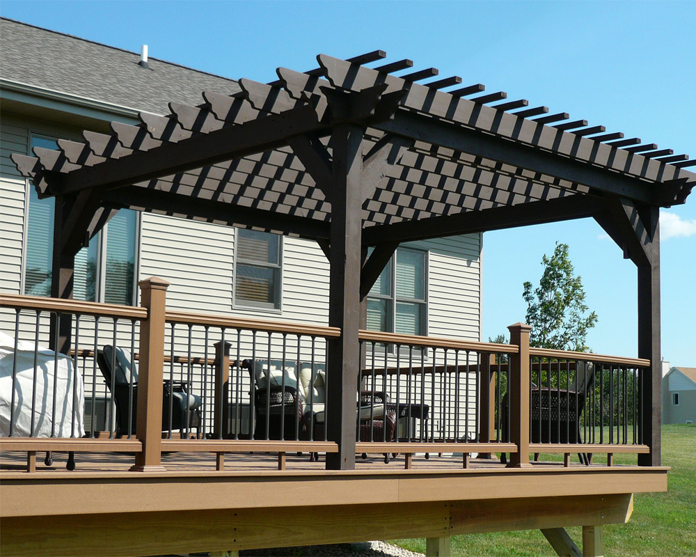 Tổng hợp 25+ mẫu giàn Pergola gỗ nhựa đẹp 