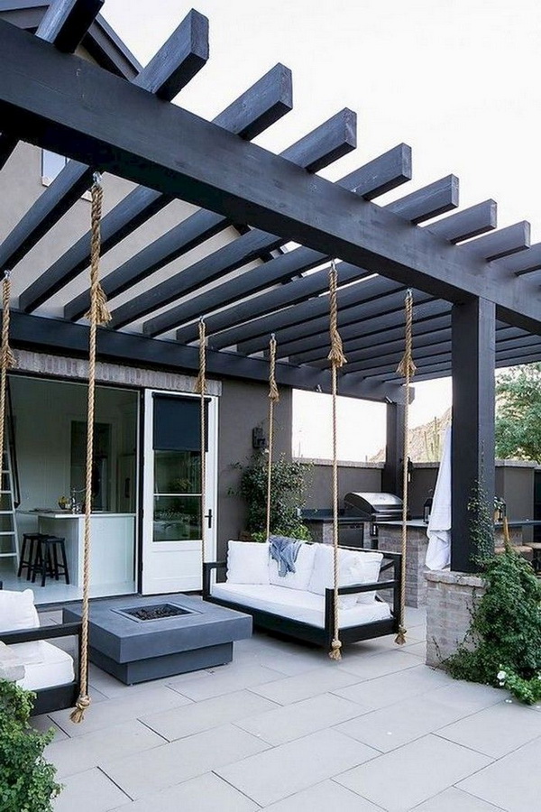 Tổng hợp 25+ mẫu giàn Pergola gỗ nhựa đẹp 