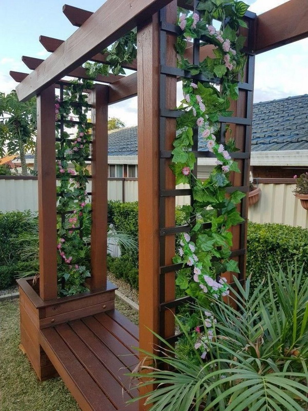 Tổng hợp 25+ mẫu giàn Pergola gỗ nhựa đẹp 