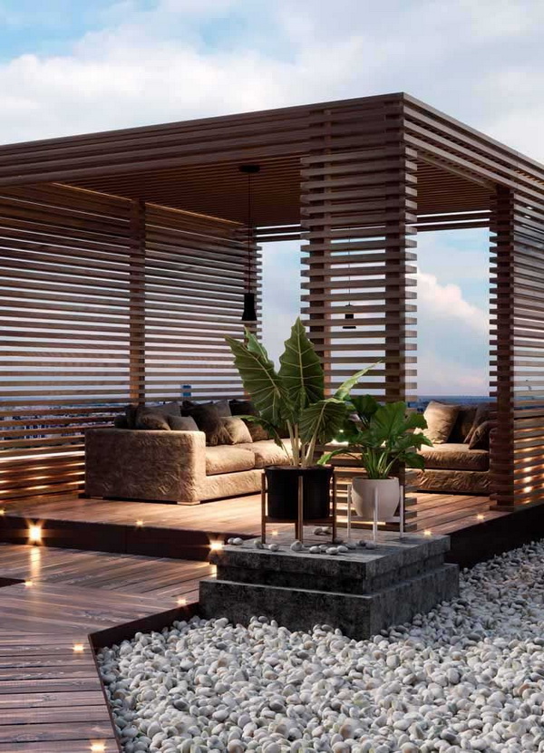 Tổng hợp 25+ mẫu giàn Pergola gỗ nhựa đẹp 