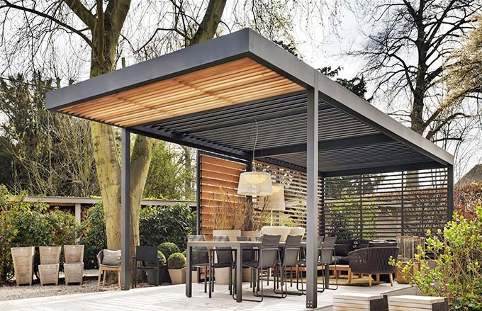 Tổng hợp 25+ mẫu giàn Pergola gỗ nhựa đẹp 