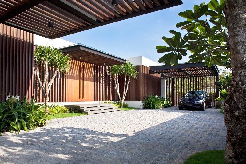 4 ý tưởng thiết kế biệt thự sử dụng gỗ nhựa composite