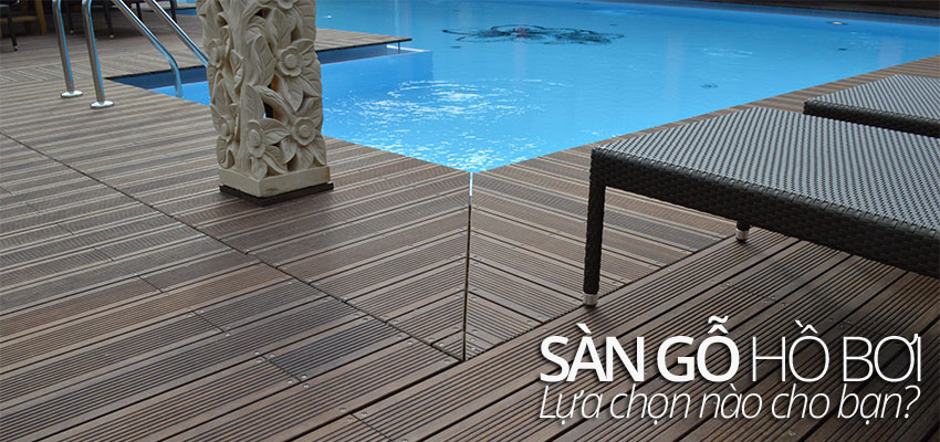 Mẫu sàn gỗ nhựa cho bể bơi siêu đẹp