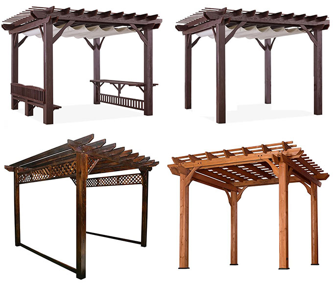 Lưu ý lắp đặt giàn Pergola gỗ nhựa ngoài trời