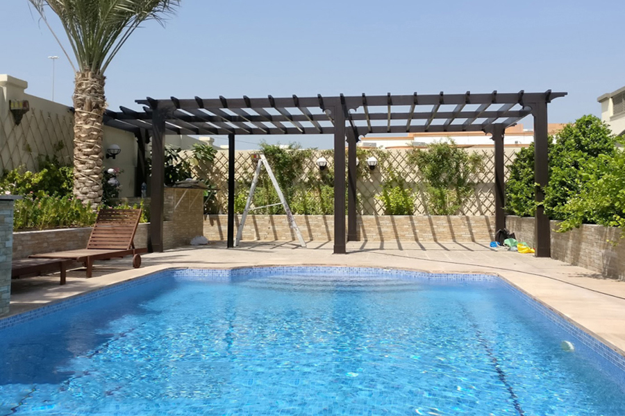 Tổng hợp 25+ mẫu giàn Pergola gỗ nhựa đẹp 