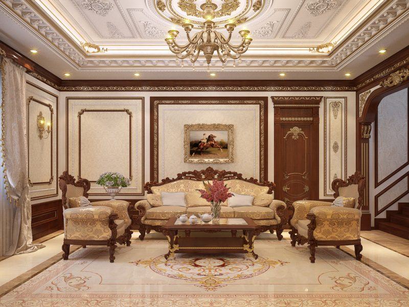 Mẫu phào chỉ trang trí phong cách Châu Âu đẹp