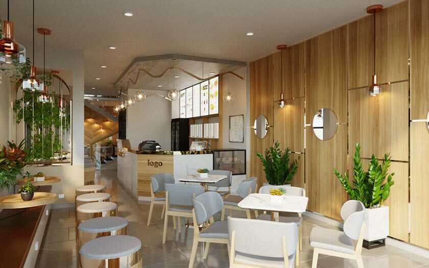 Mẫu tấm ốp cho quán Cafe siêu đẹp 