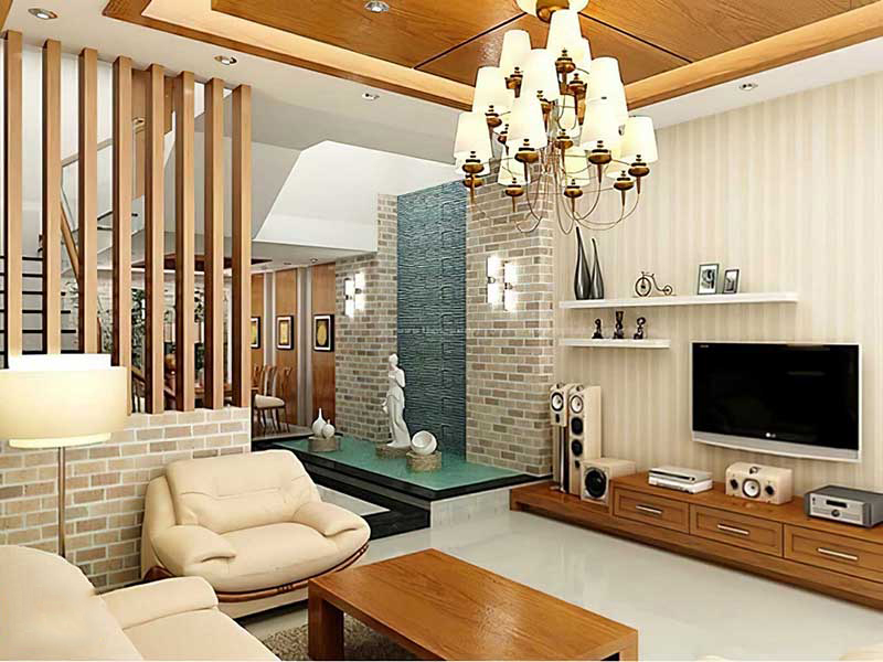 Thanh lam hộp làm vách ngăn phòng khách và bếp bằng nhựa gỗ